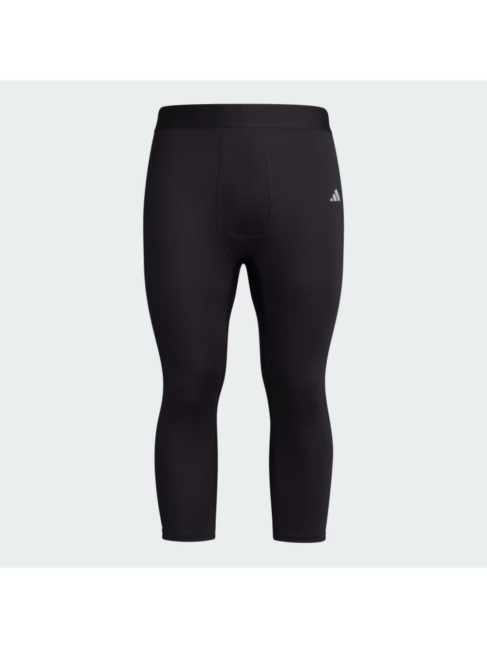 NWT New Adidas Mens Aeroready Compression Leggings 3/4 SHORT XL Black